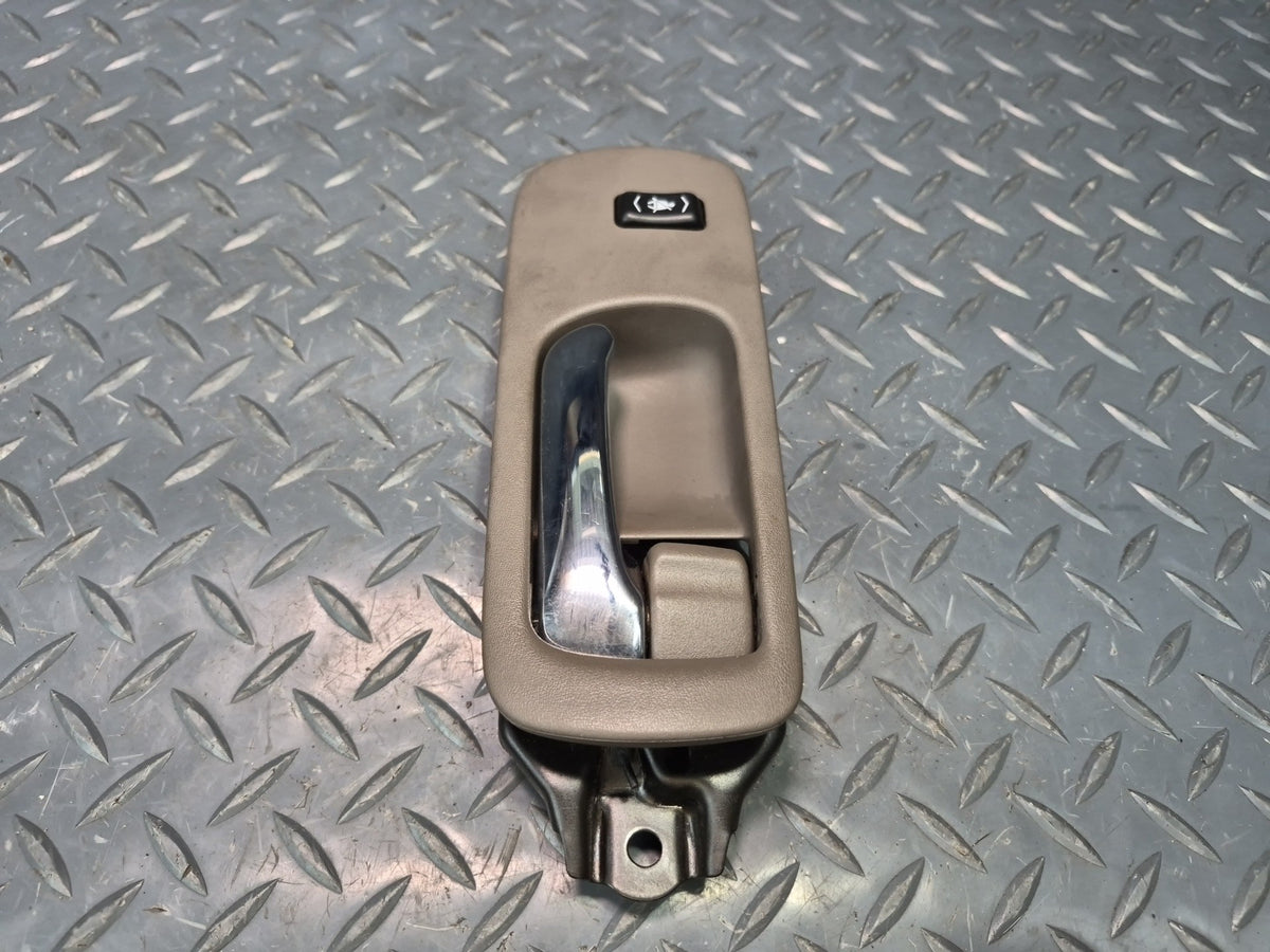 95-00 Lexus UCF20L LS400 Set of 4 Interior Door Handle w Trim & Switch Brown OEM