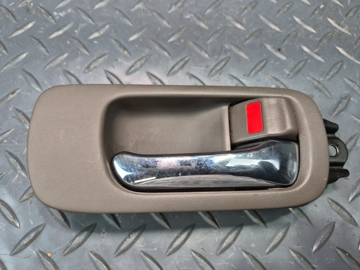 95-00 Lexus UCF20L LS400 Set of 4 Interior Door Handle w Trim & Switch Brown OEM