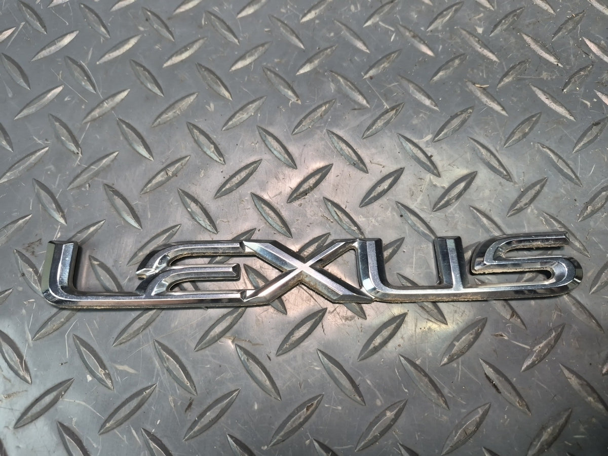 95-00 Lexus UCF20L LS400 Rear Trunk Lid Emblem Logo Badge Symbol Set OEM