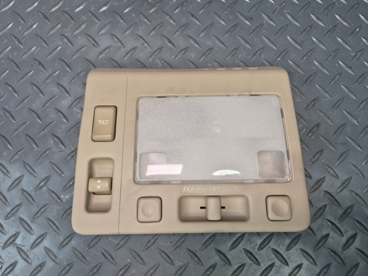 98-00 Lexus UCF20L LS400 Dome Light Roof Console Sunroof Switch Ivory OEM
