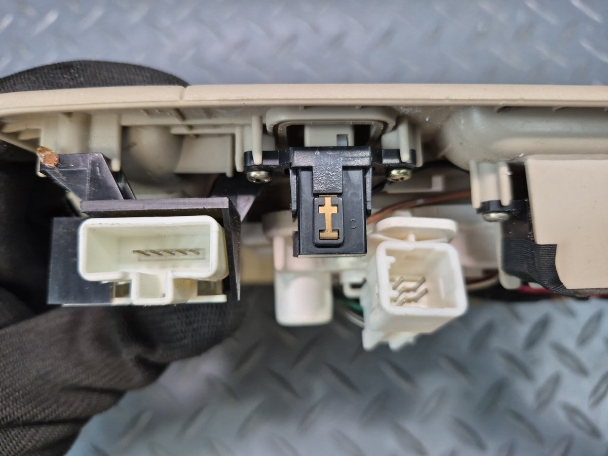 98-00 Lexus UCF20L LS400 Dome Light Roof Console Sunroof Switch Ivory OEM