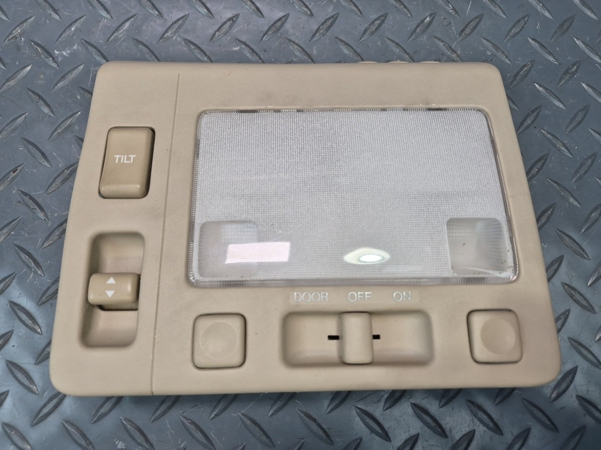 98-00 Lexus UCF20L LS400 Dome Light Roof Console Sunroof Switch Ivory OEM