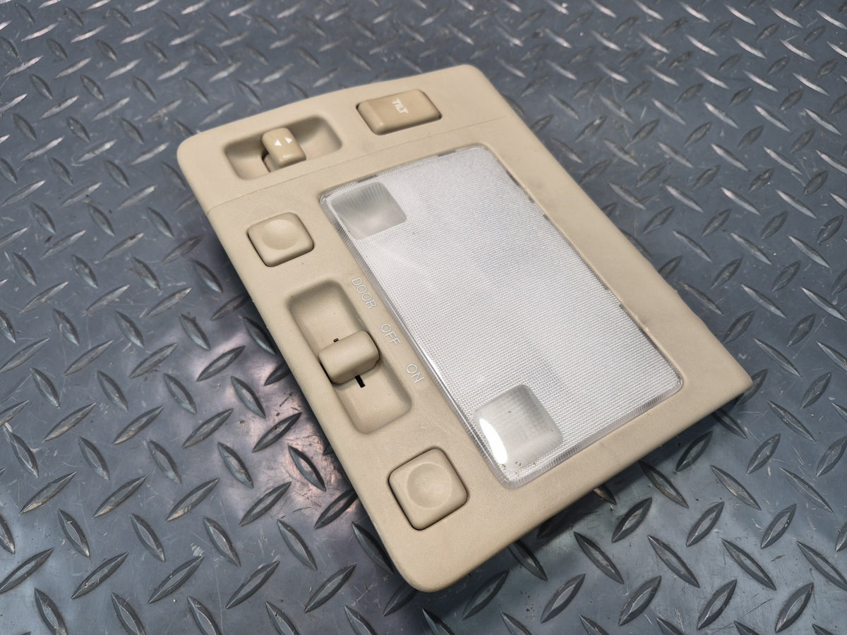 98-00 Lexus UCF20L LS400 Dome Light Roof Console Sunroof Switch Ivory OEM