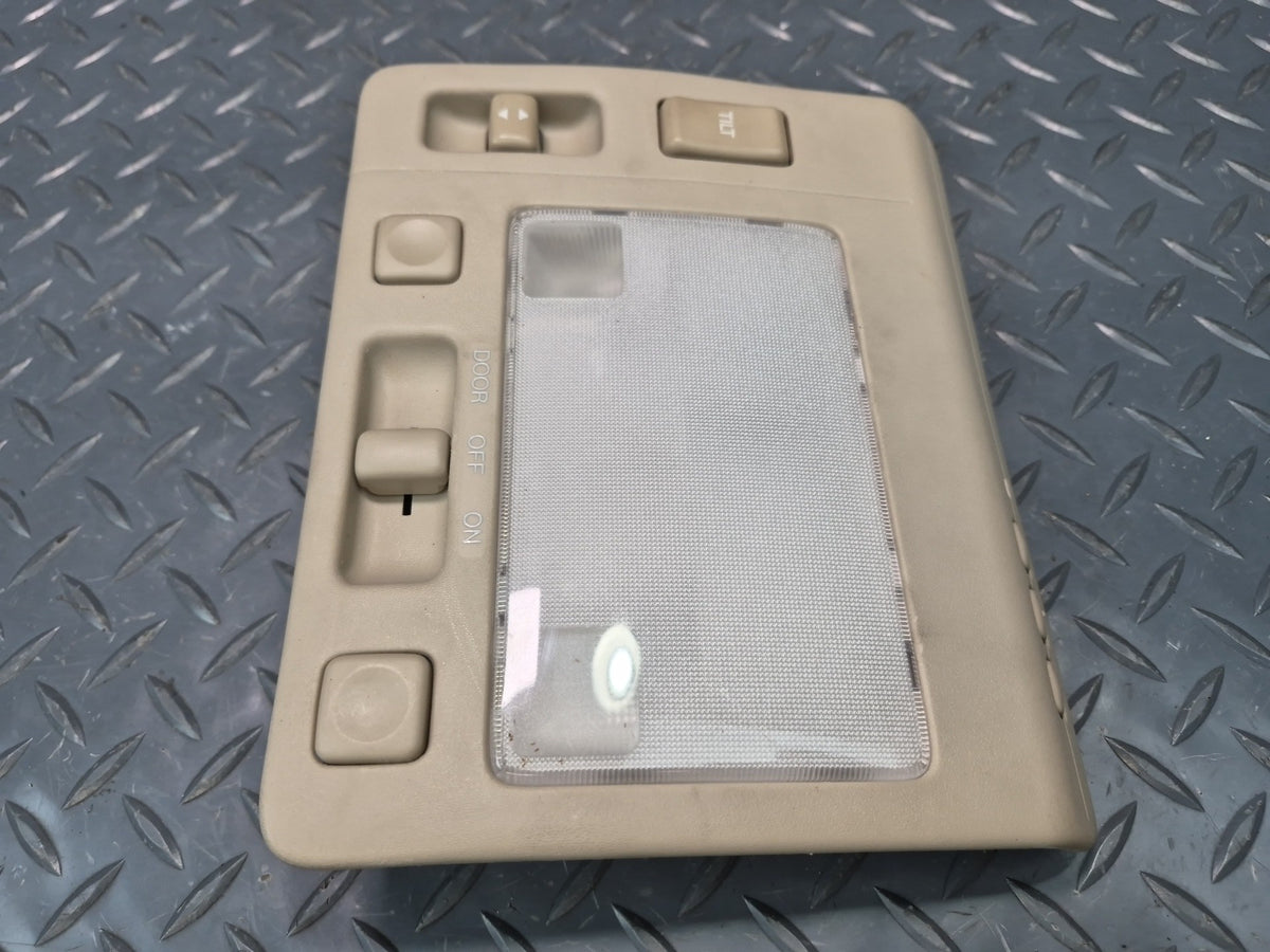98-00 Lexus UCF20L LS400 Dome Light Roof Console Sunroof Switch Ivory OEM