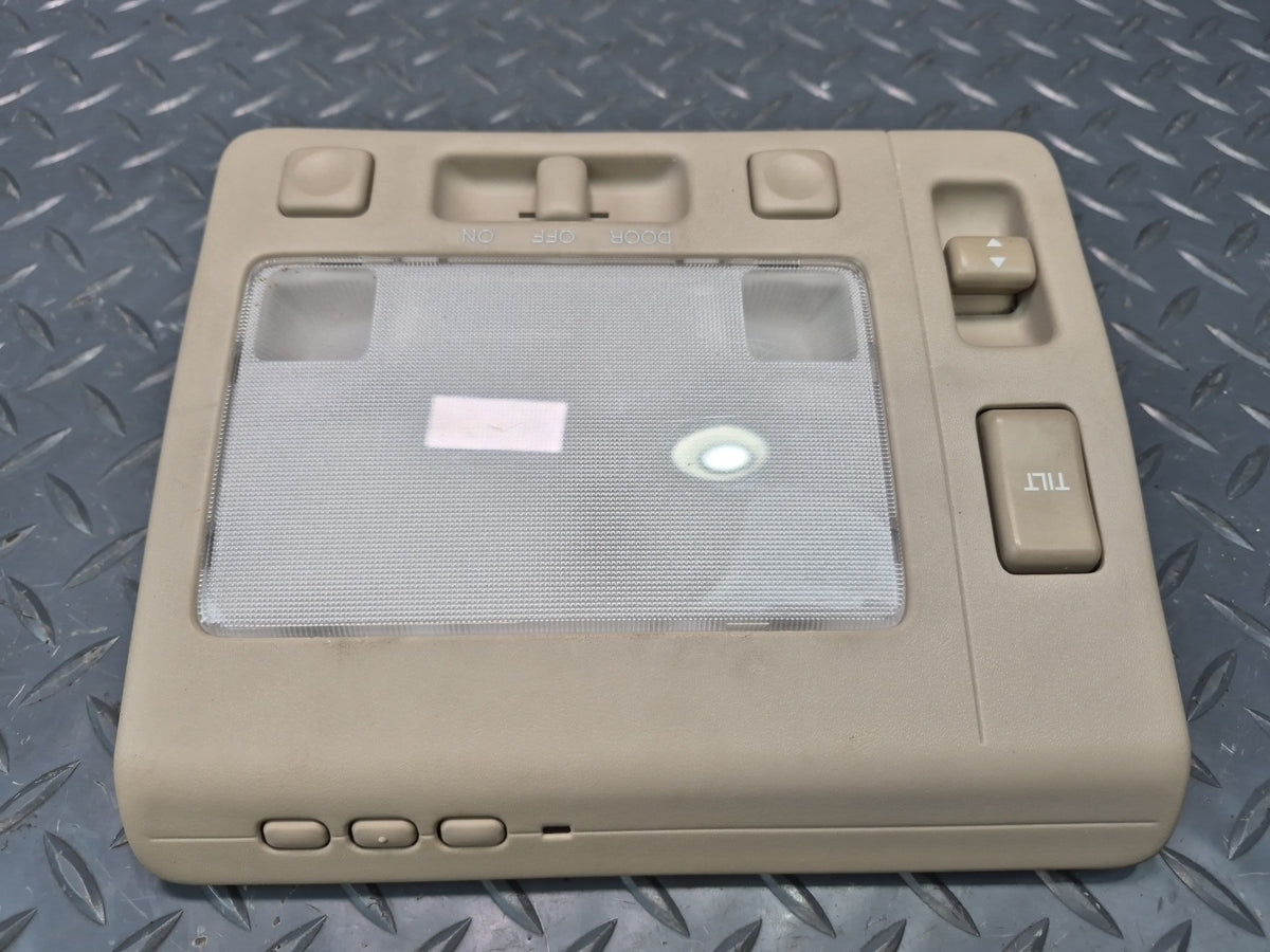 98-00 Lexus UCF20L LS400 Dome Light Roof Console Sunroof Switch Ivory OEM