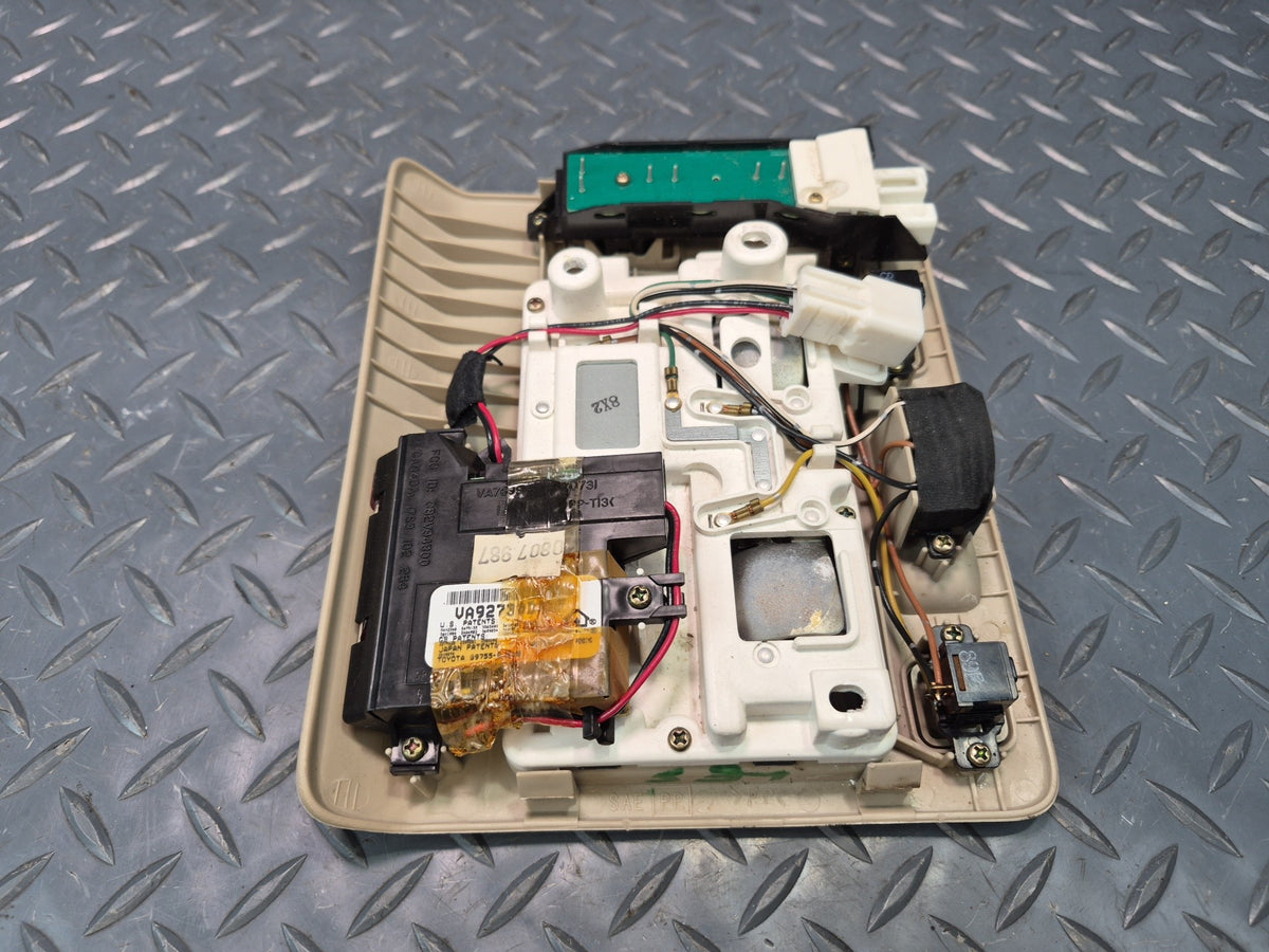 98-00 Lexus UCF20L LS400 Dome Light Roof Console Sunroof Switch Ivory OEM
