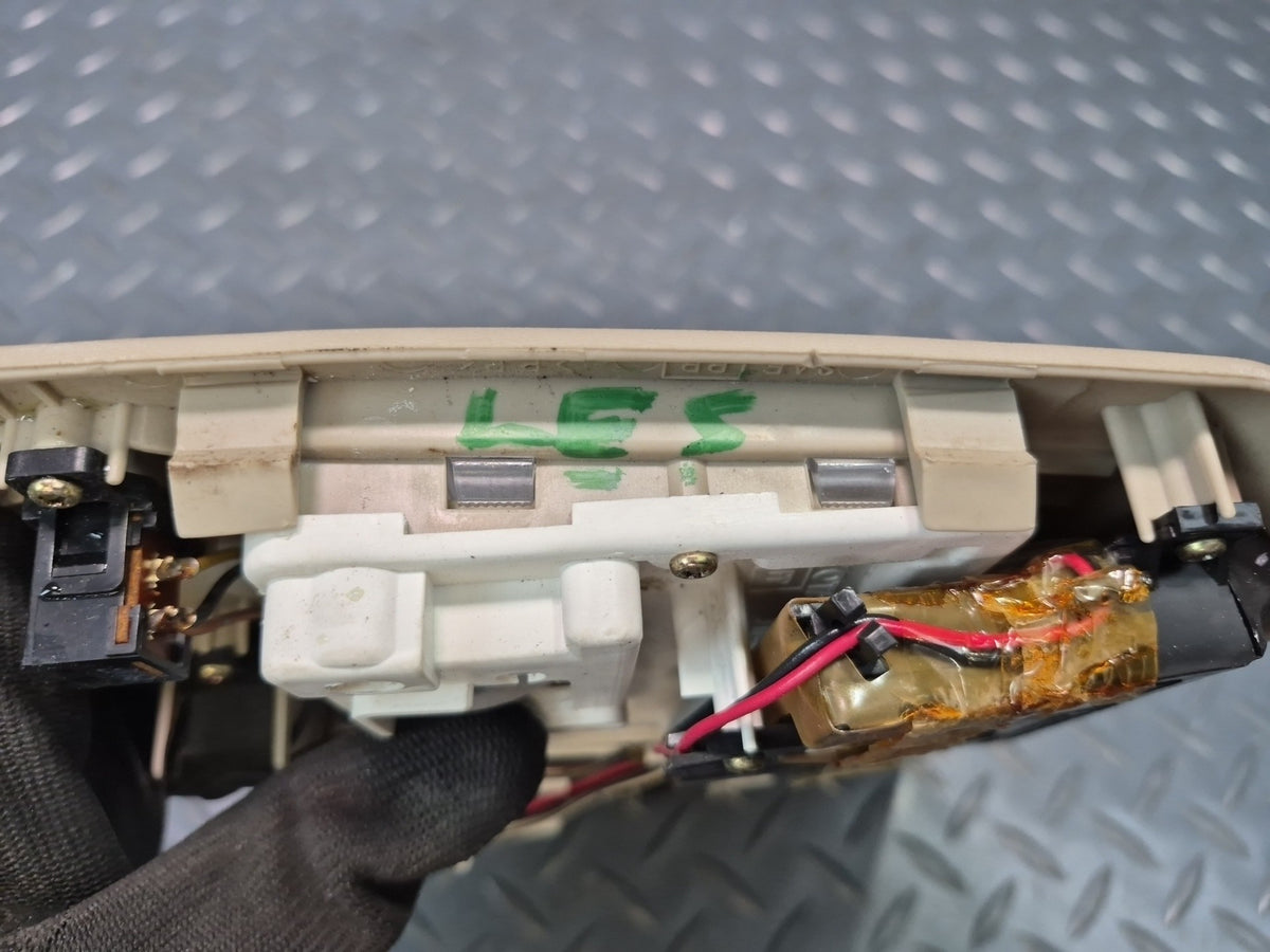 98-00 Lexus UCF20L LS400 Dome Light Roof Console Sunroof Switch Ivory OEM