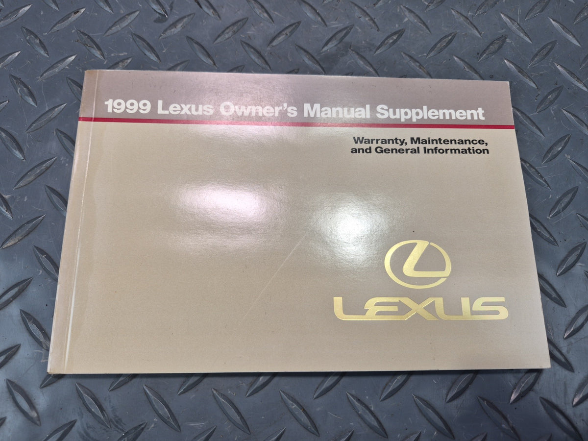 1999 Lexus UCF20L LS400 Owners Guide Manual Book Set w Case OEM