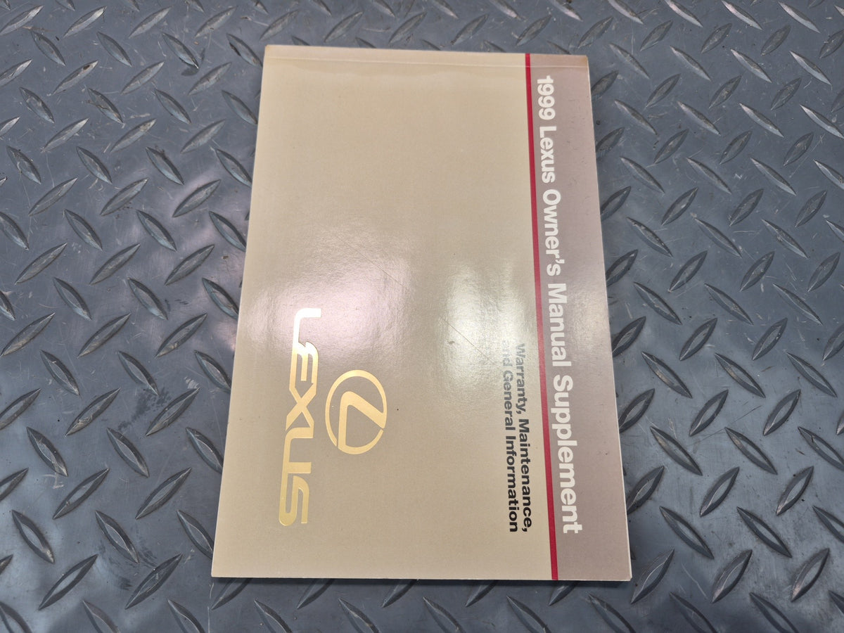 1999 Lexus UCF20L LS400 Owners Guide Manual Book Set w Case OEM
