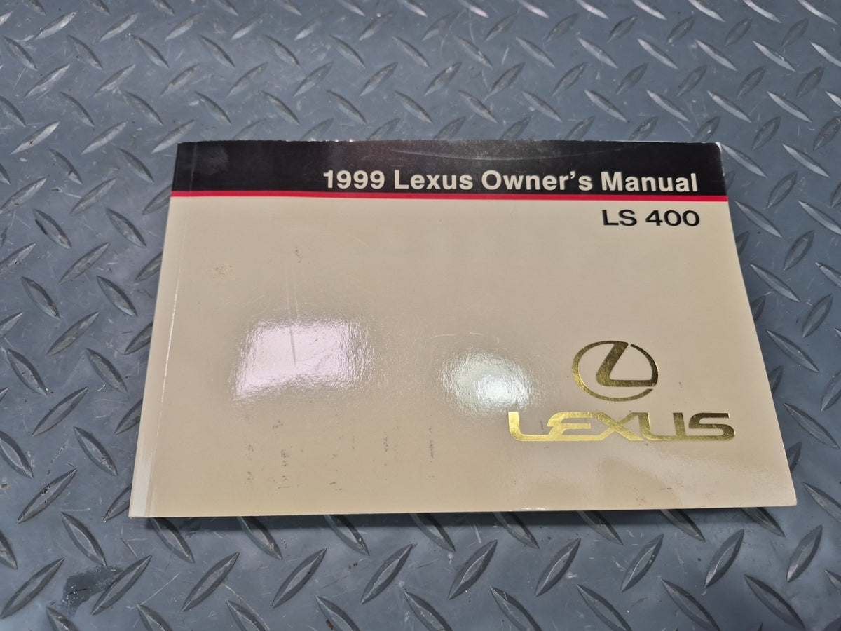1999 Lexus UCF20L LS400 Owners Guide Manual Book Set w Case OEM