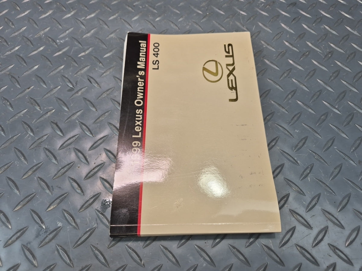 1999 Lexus UCF20L LS400 Owners Guide Manual Book Set w Case OEM