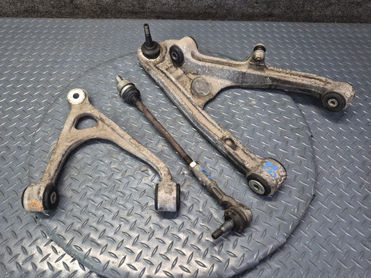 05-13 Chevrolet Corvette C6 Rear Right Upper Lower Control Arm w Tie Rod Set OEM