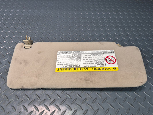 98-00 Lexus UCF20L LS400 Set of 2 Front Left & Right Sun Visor Ivory Damaged