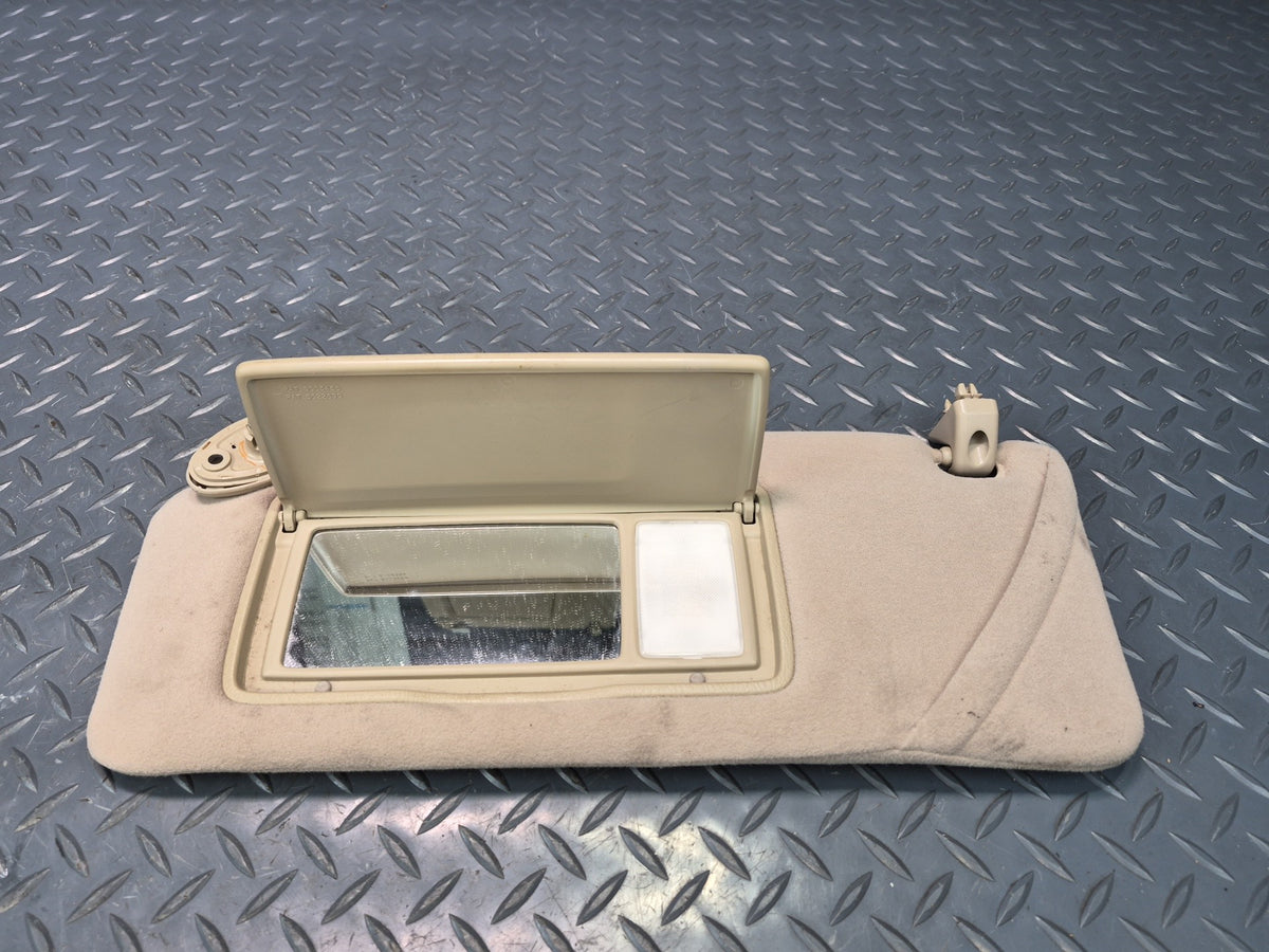 98-00 Lexus UCF20L LS400 Set of 2 Front Left & Right Sun Visor Ivory Damaged