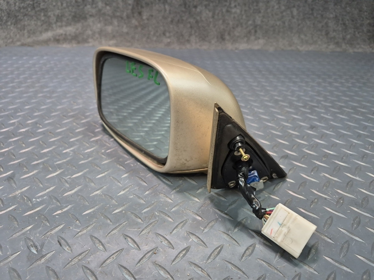98-99 Lexus UCF20L LS400 Left Door Exterior Side View Heated Mirror Gold OEM