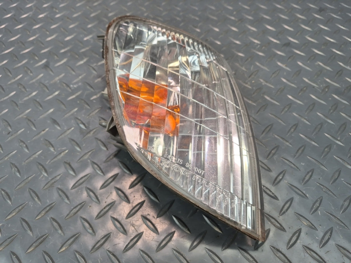 98-00 Lexus UCF20L LS400 Front Left & Right Side Turn Signal Light Lamp Set Dmgd