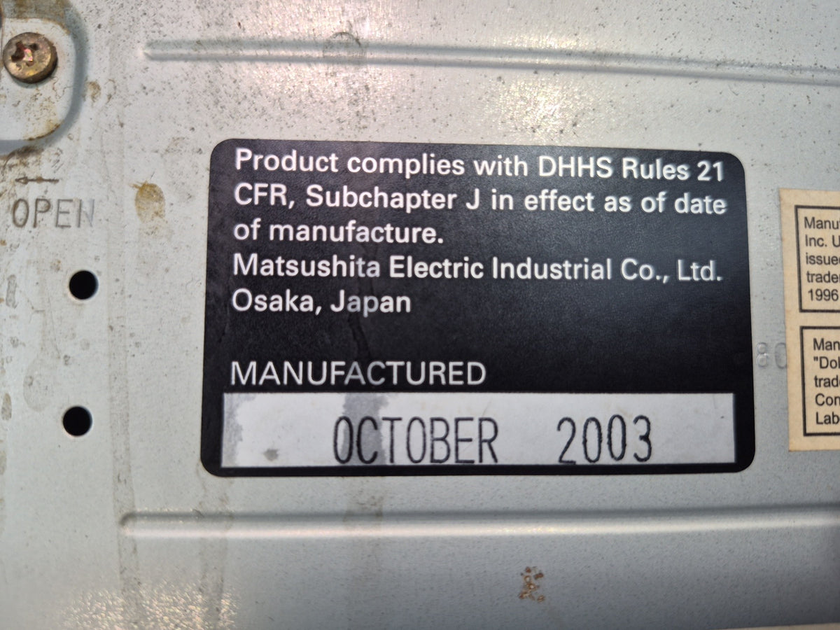 2003-2007 Lexus UZJ120L GX470 Rear Entertainment DVD Player 86272-60040