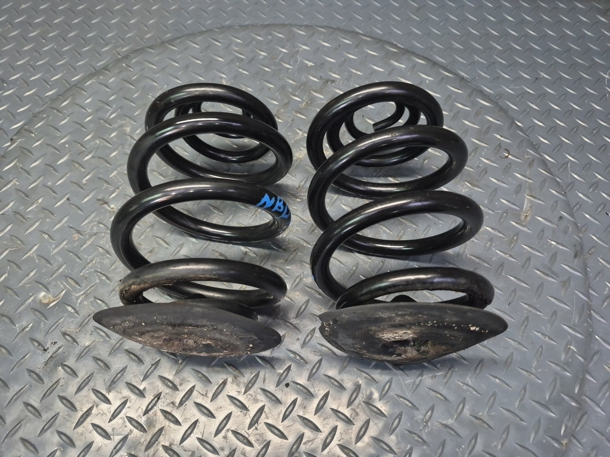 01-06 BMW E46 330Ci Convertible Set of 2 Rear Left & Right Coil Spring OEM