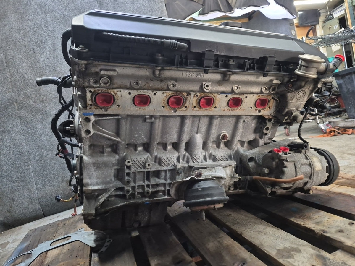 03-05 BMW E85 Z4 RWD M/T 3.0L M54 M54B30 Complete Engine Motor 101K Miles OEM