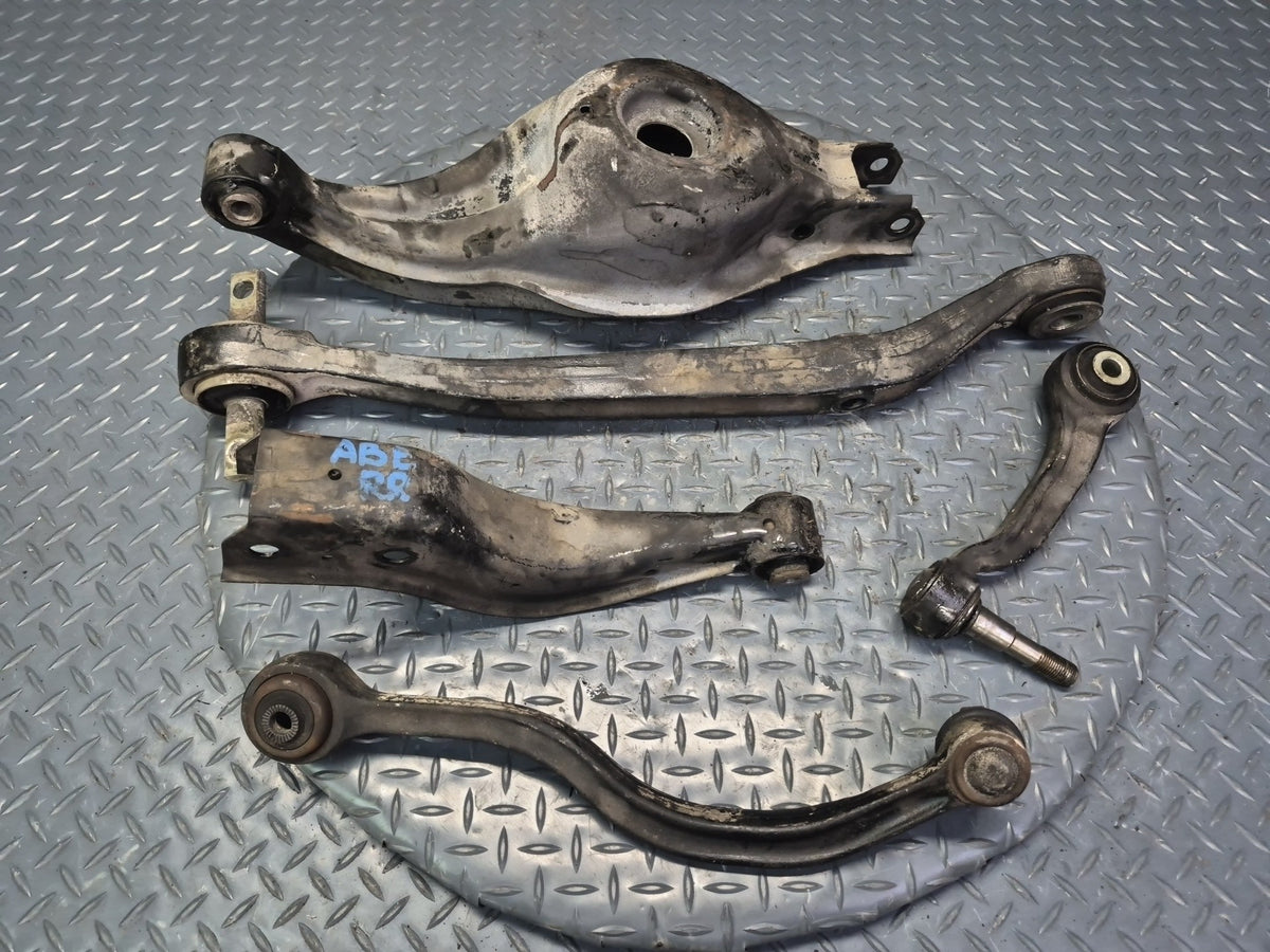 1994-1997 BMW E31 840Ci Rear Right Upper & Lower Control Arm Set of 5 Damaged