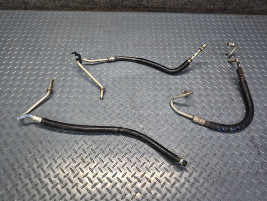 2008-2009 Hummer H2 Power Steering Pressure Hose Tube Pipe Line Set of 3