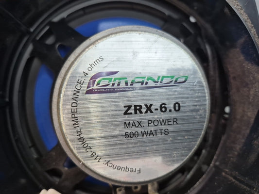 Comando ZRX-6.0 6" Coaxial Speaker