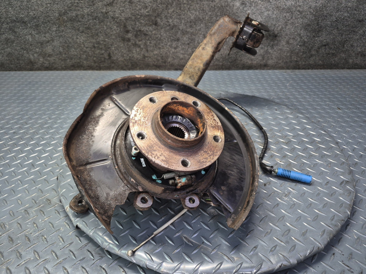 03-08 BMW E85 Z4 RWD Rear Left Spindle Knuckle Trailing Arm Hub Bearing 101K OEM