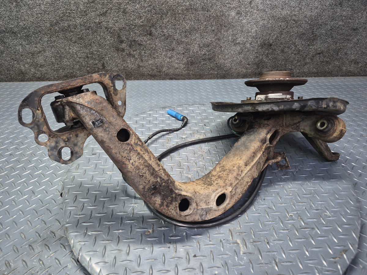 03-08 BMW E85 Z4 RWD Rear Left Spindle Knuckle Trailing Arm Hub Bearing 101K OEM