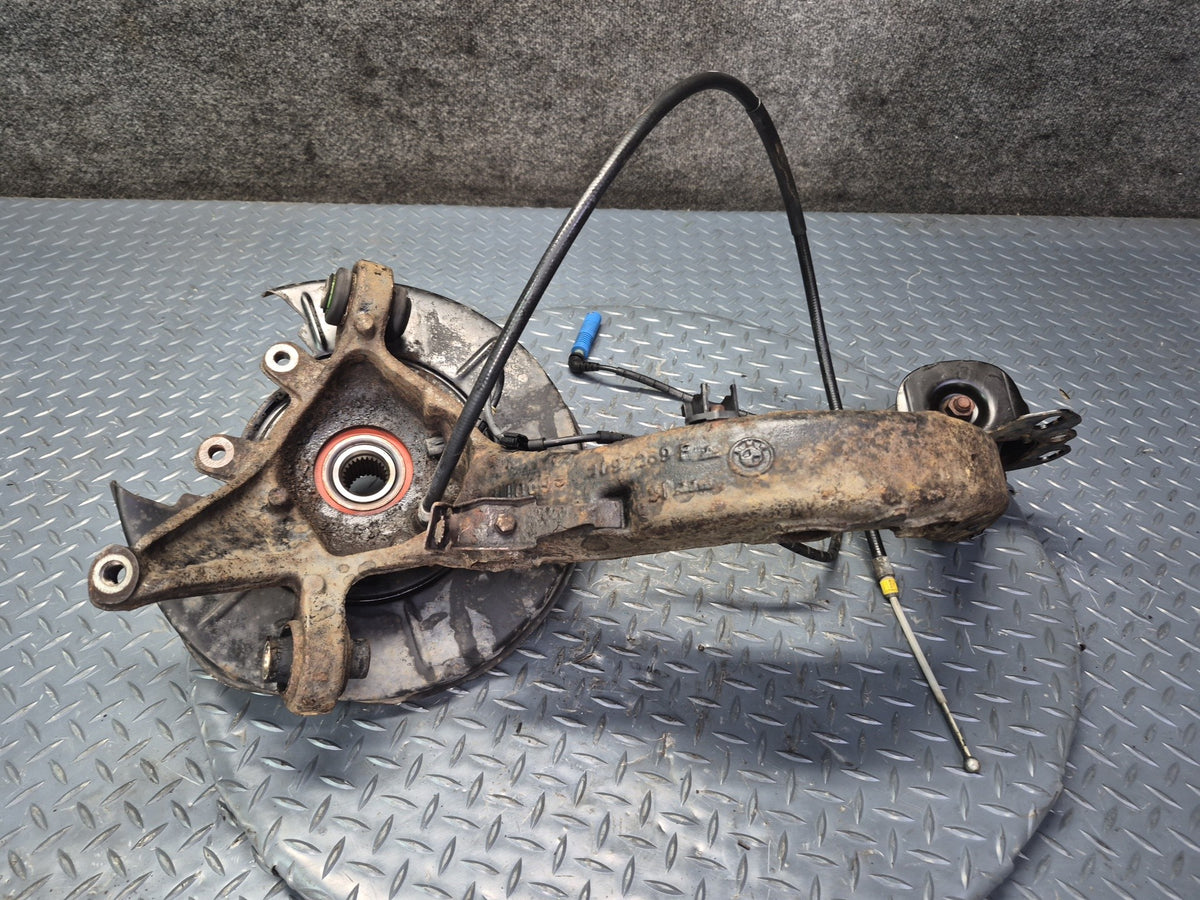 03-08 BMW E85 Z4 RWD Rear Left Spindle Knuckle Trailing Arm Hub Bearing 101K OEM