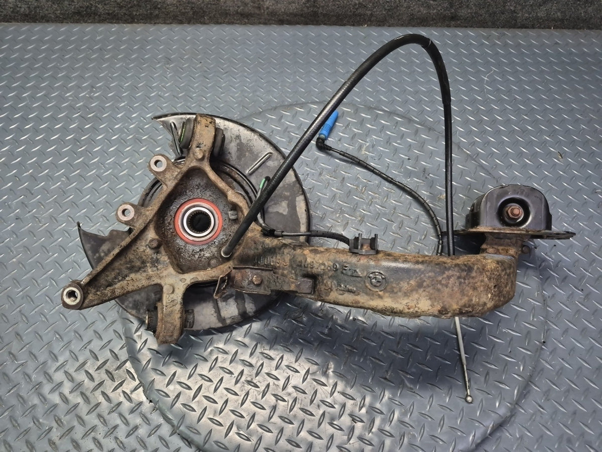 03-08 BMW E85 Z4 RWD Rear Left Spindle Knuckle Trailing Arm Hub Bearing 101K OEM