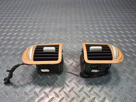 2008-2010 Porsche Cayenne 957 Dash Front Left & Right A/C Air Vent Grille Set