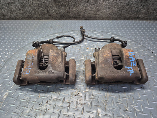 03-05 BMW E85 Z4 RWD Set of 2 Front Left & Right Brake Caliper 101K Miles OEM