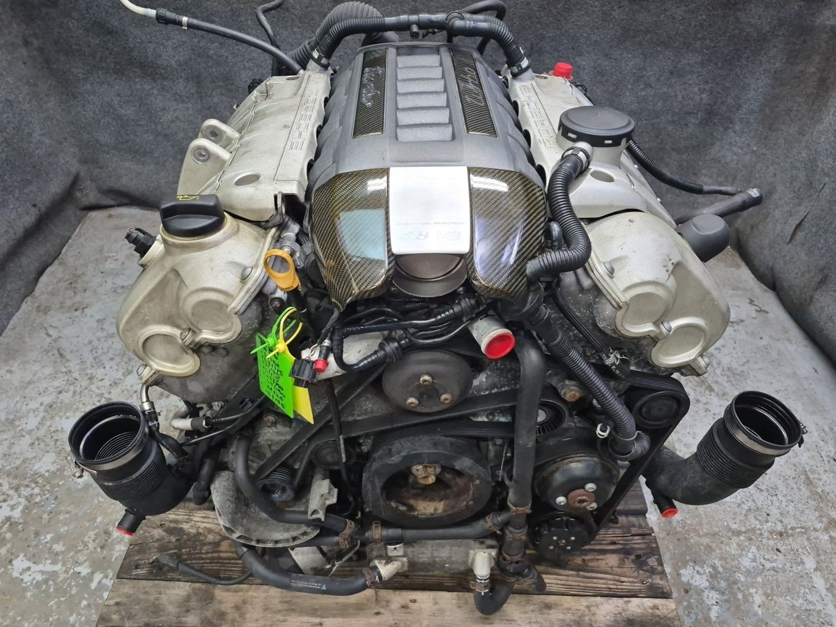 09-10 Porsche Cayenne 957 4.8L M48.51 VIN C 5th Digit Engine Motor w Turbos 160k