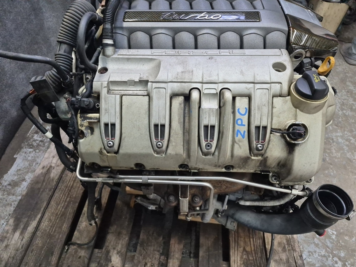 09-10 Porsche Cayenne 957 4.8L M48.51 VIN C 5th Digit Engine Motor w Turbos 160k