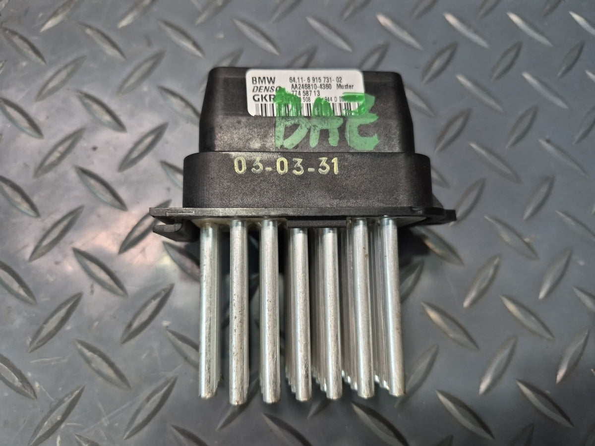 03-08 BMW E86 E85 Z4 A/C Heater Blower Motor Fan & Resistor OEM