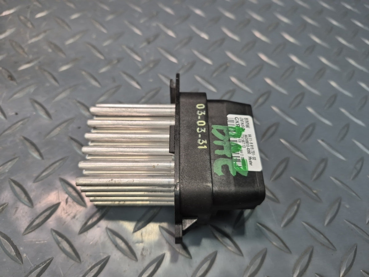 03-08 BMW E86 E85 Z4 A/C Heater Blower Motor Fan & Resistor OEM