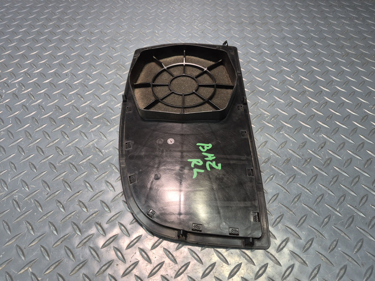 03-08 BMW E85 Z4 Rear Left Lateral Panel Speaker Cover Black Damaged