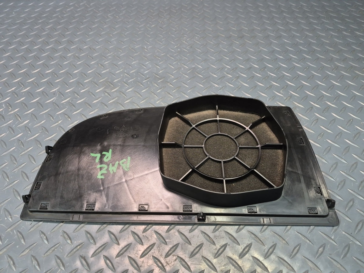 03-08 BMW E85 Z4 Rear Left Lateral Panel Speaker Cover Black Damaged