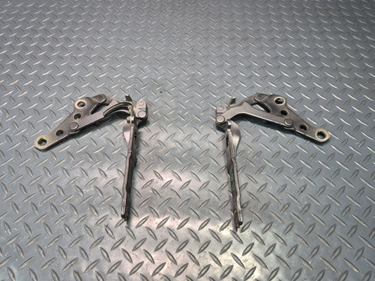 03-08 BMW E86 E85 Z4 Set of 2 Front Left & Right Hood Bonnet Hinge Gray OEM