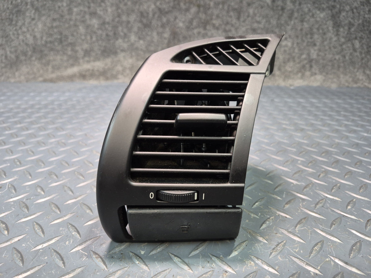 03-08 BMW E86 E85 Z4 Dash Left Air Vent Grille w CUP Holder Black 6917905 OEM