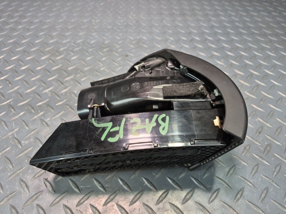03-08 BMW E86 E85 Z4 Dash Left Air Vent Grille w CUP Holder Black 6917905 OEM