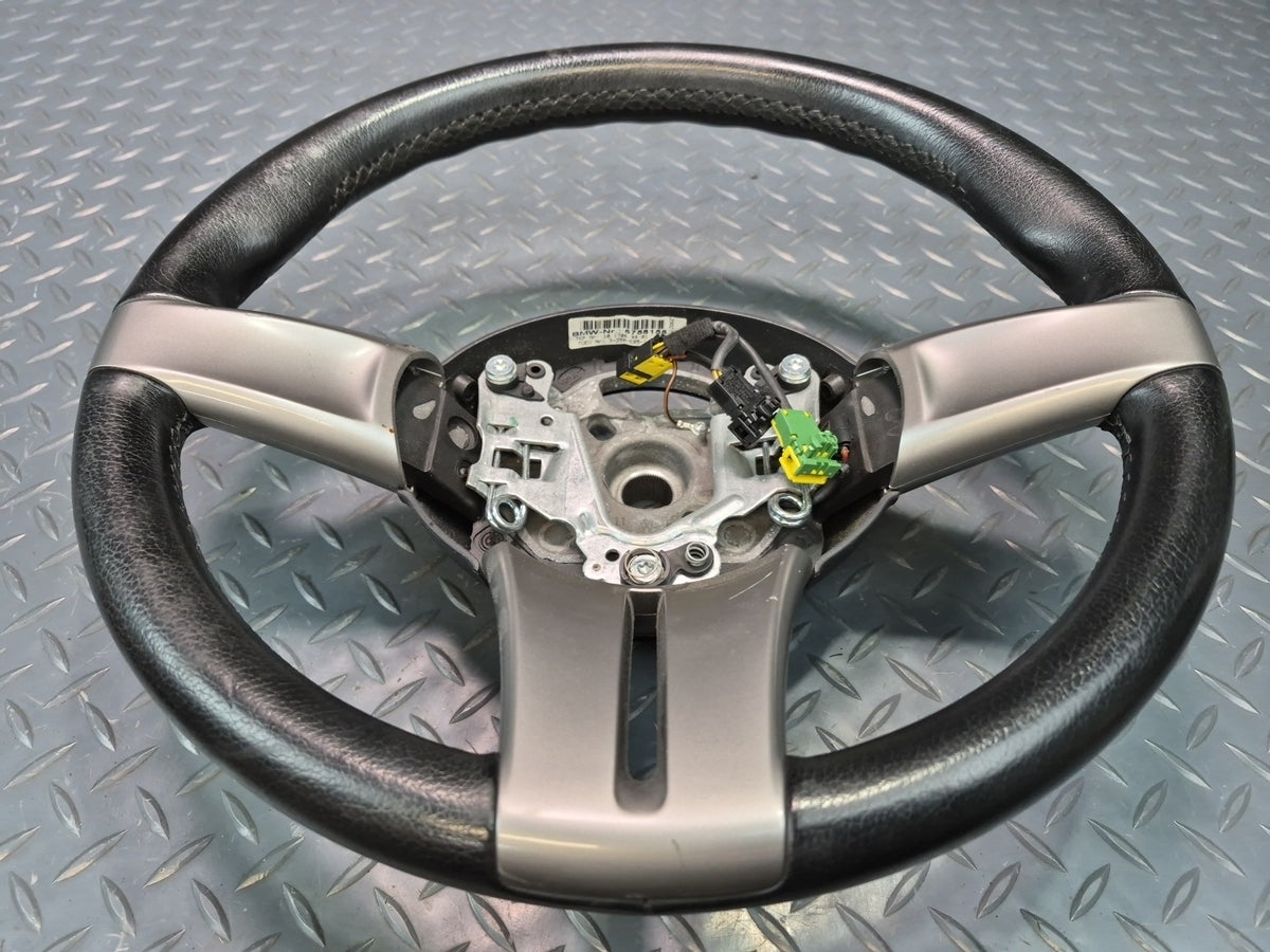 03-05 BMW E86 E85 Z4 Leather Sport Steering Black 101K Miles 6758158 OEM