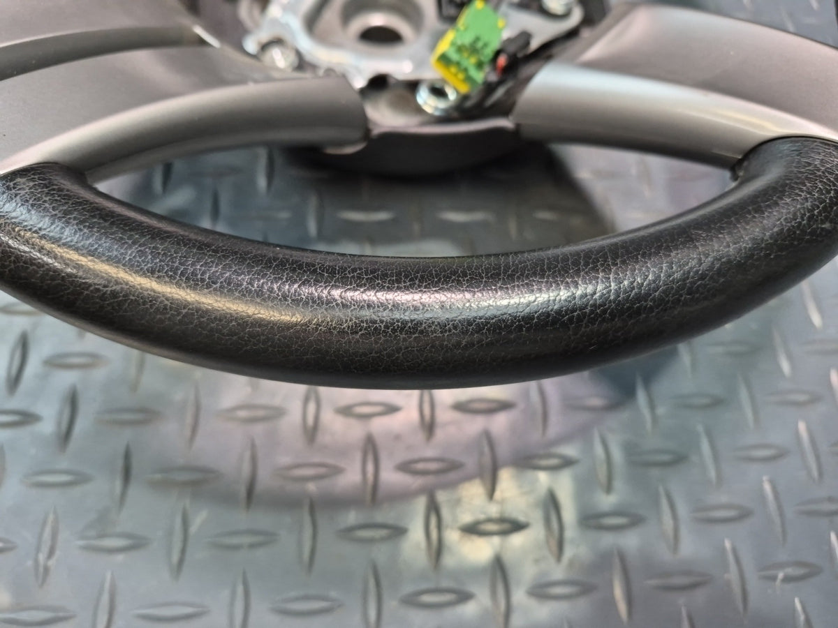 03-05 BMW E86 E85 Z4 Leather Sport Steering Black 101K Miles 6758158 OEM