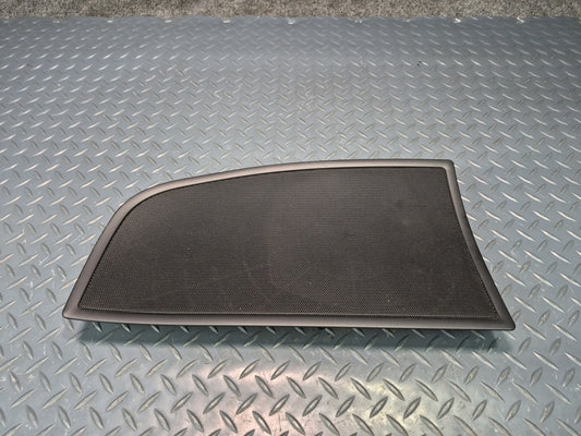03-08 BMW E85 Z4 Rear Right Lateral Panel Speaker Cover Black Damaged