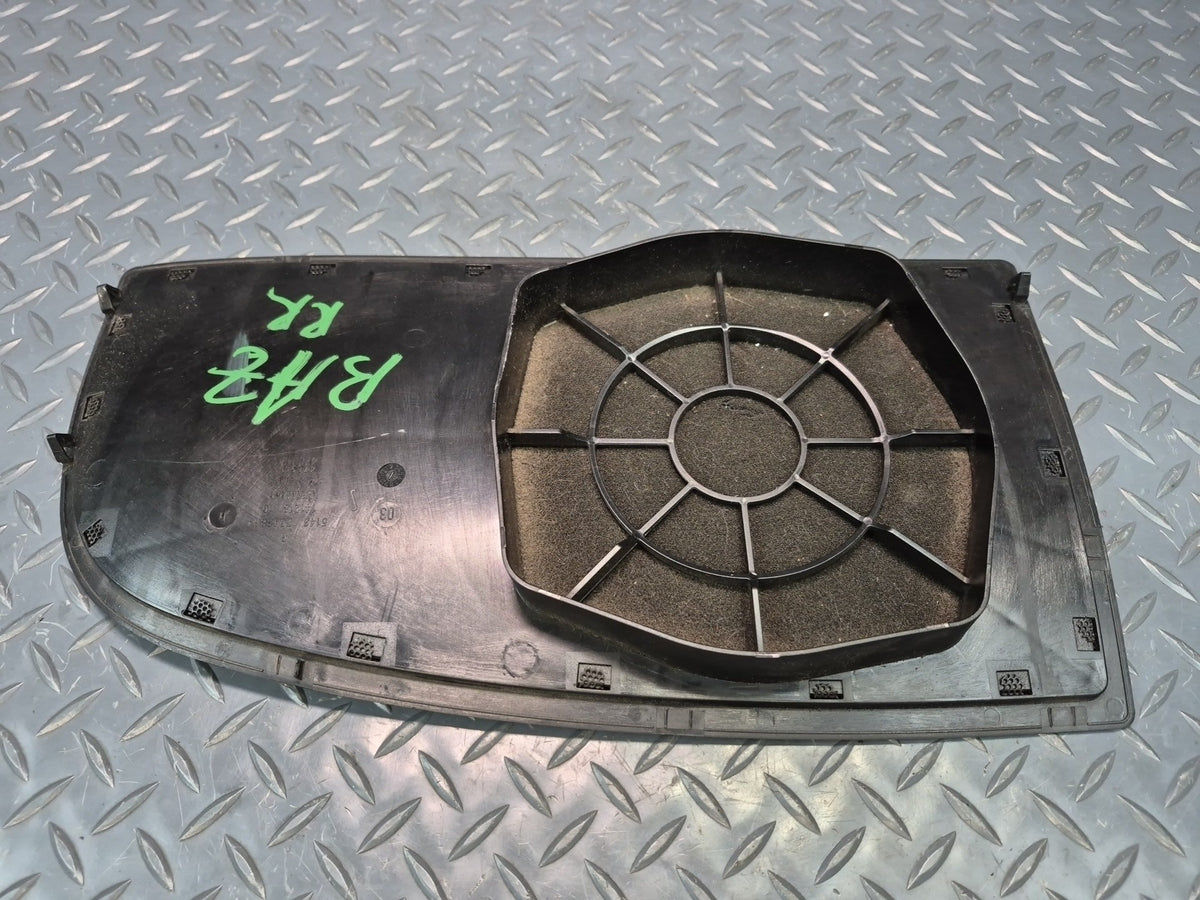 03-08 BMW E85 Z4 Rear Right Lateral Panel Speaker Cover Black Damaged