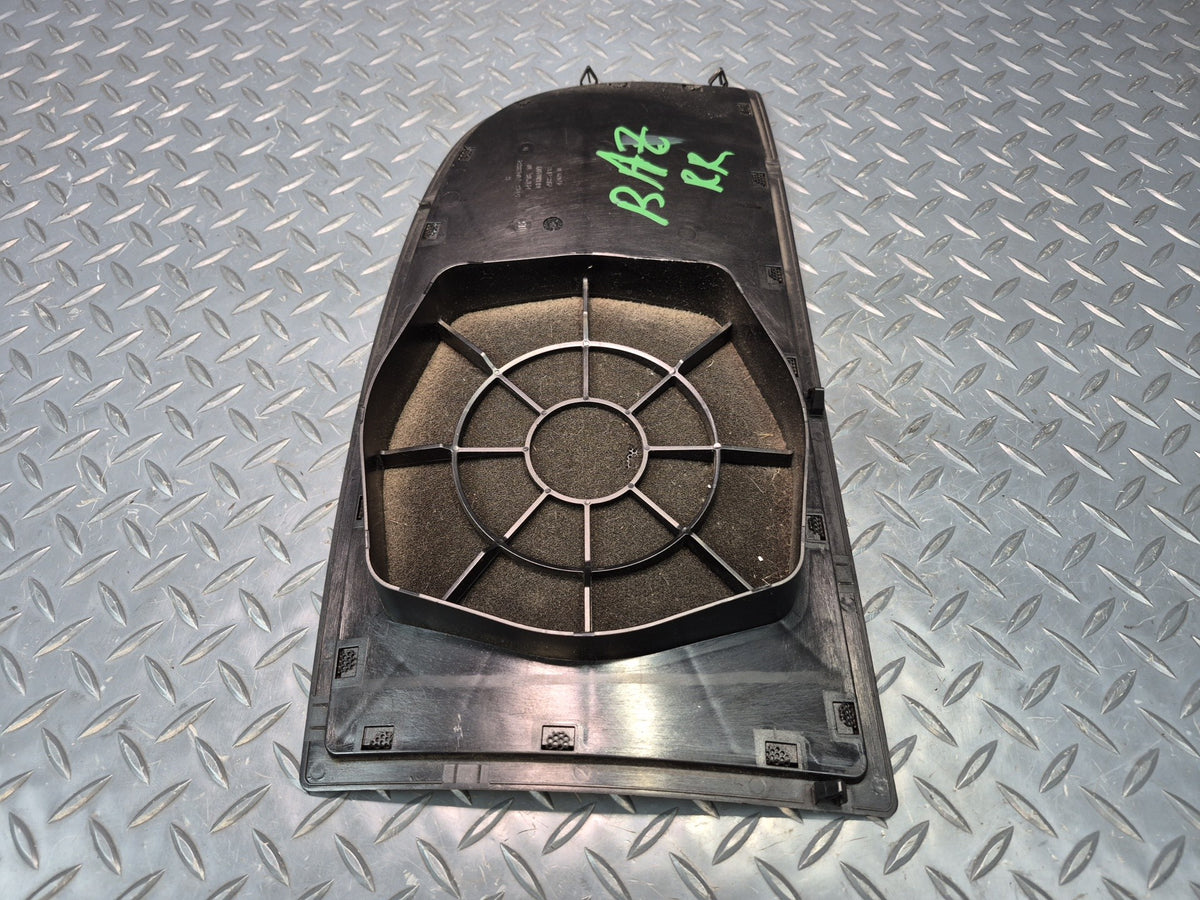 03-08 BMW E85 Z4 Rear Right Lateral Panel Speaker Cover Black Damaged