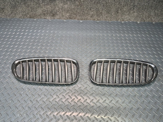 03-08 BMW E85 Z4 Set of 2 Front Left & Right Bumper Kidney Grille OEM
