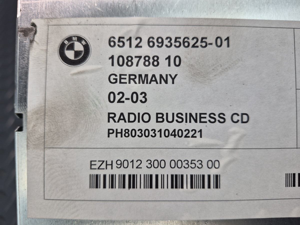 03-04 BMW E85 Z4 Business CD Radio CD Player Receiver 6935625 OEM