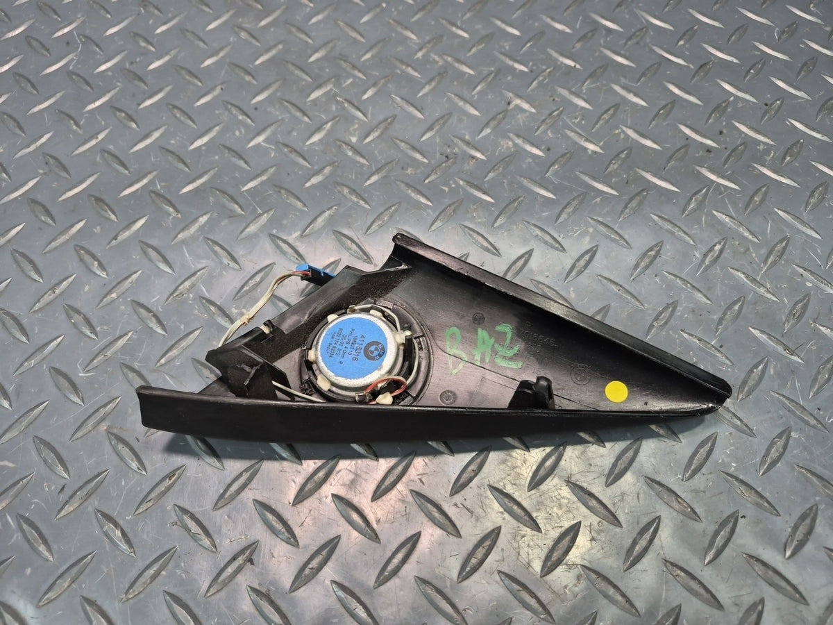 03-08 BMW E85 Z4 Left Door Corner TOP Hi-fi Tweeter Speaker w Trim OEM