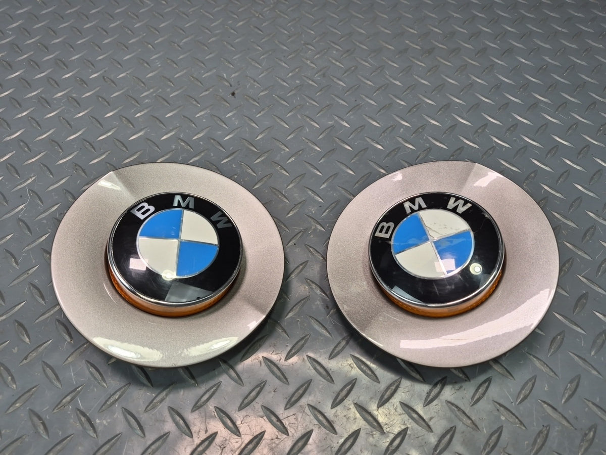 03-05 BMW E85 Z4 Set of 2 Front Left & Right Fender Turn Signal Light Logo OEM